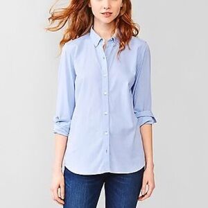 Gap Blue Button-Up Shirt